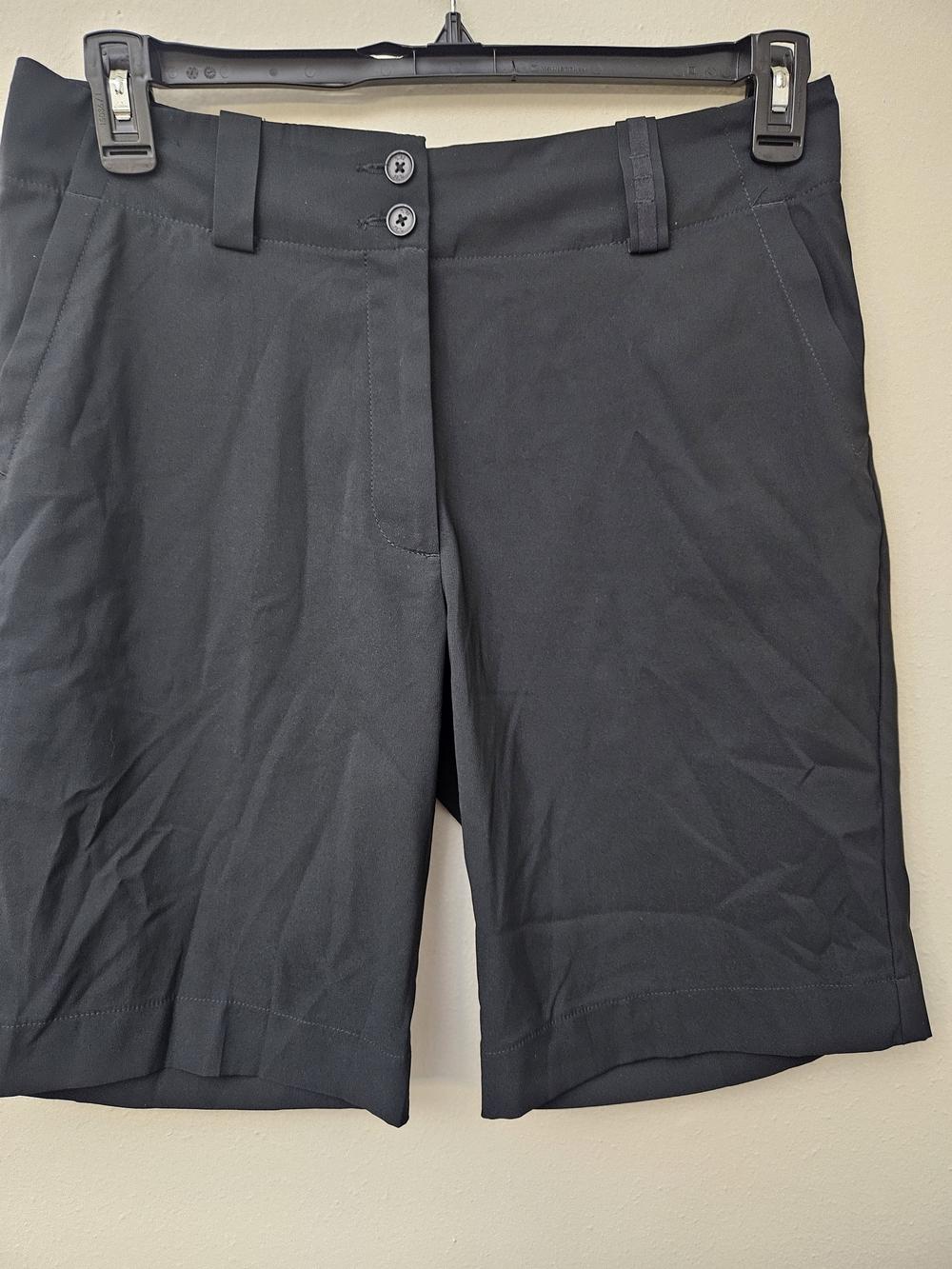 Nike Golf Fit Dry Black Women's Bermuda Shorts Size 10M
